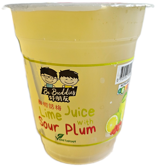 Be Buddies Lime Juice with Sour Plum Cup Drink