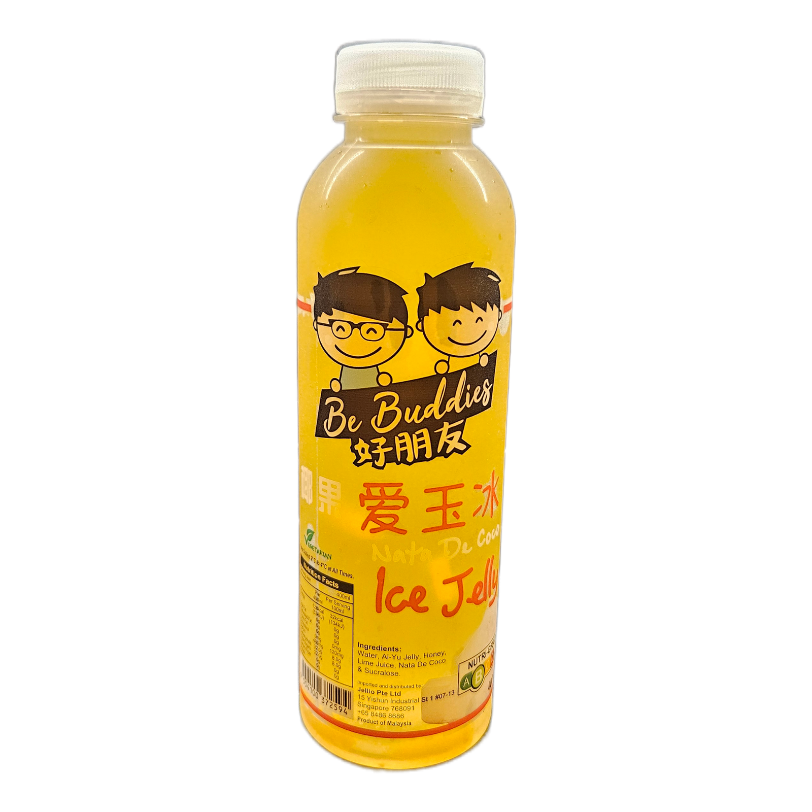 Be Buddies Nata de Coco Ice Jelly 400ml full bottle