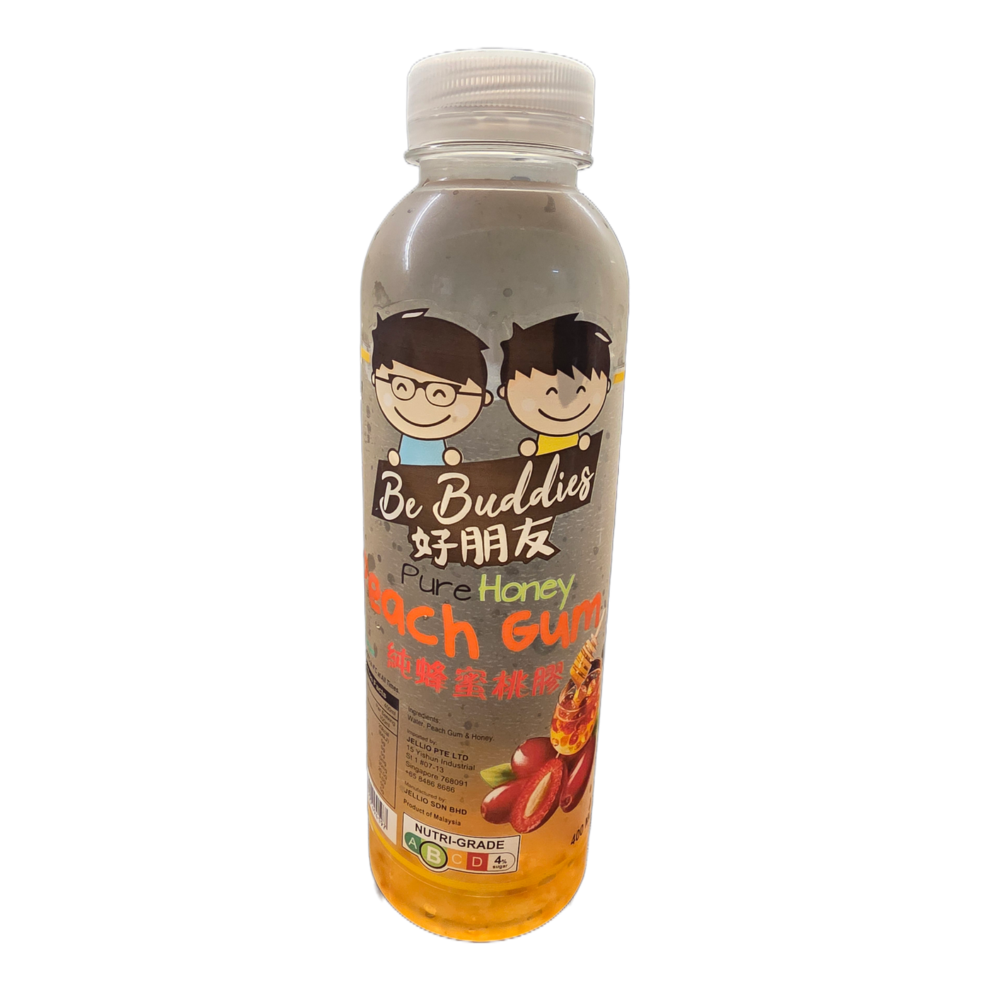 Be Buddies Pure Honey Peach Gum 400ml